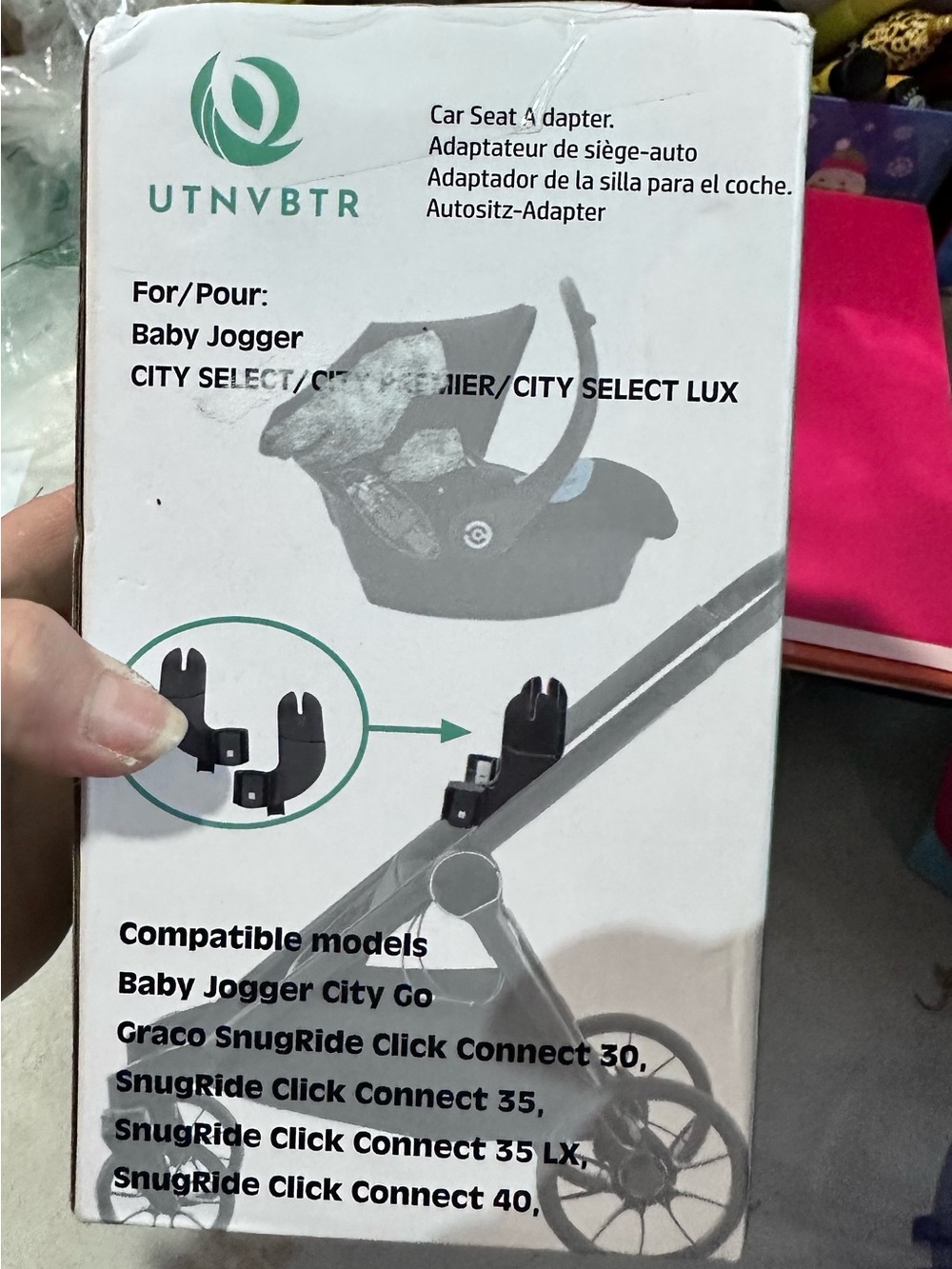 UTNVBTR Car Seat Adapter for strollers